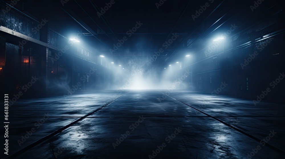 A dark empty street dark blue background A dark empty street dark blue background