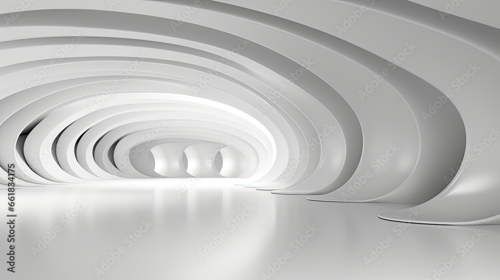 Beautiful abstract architecture background 3d white Beautiful abstract architecture background 3d white