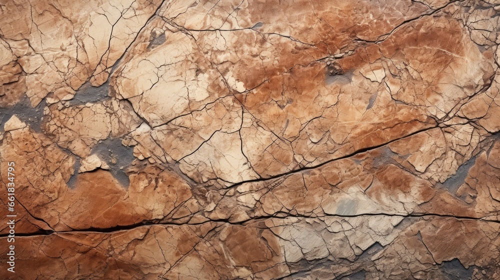 Brown rock texture with cracks rough mountain Brown rock texture with cracks rough mountain