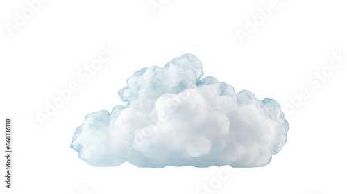 Cloud on transparent background