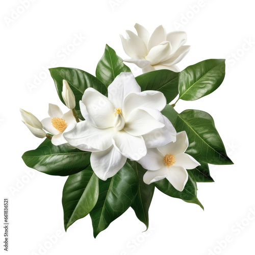 Bouquet of jasmine flower on transparent background