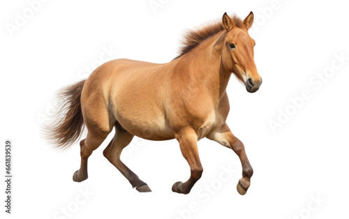 Motion of Majestic Galloping Horse transparent background