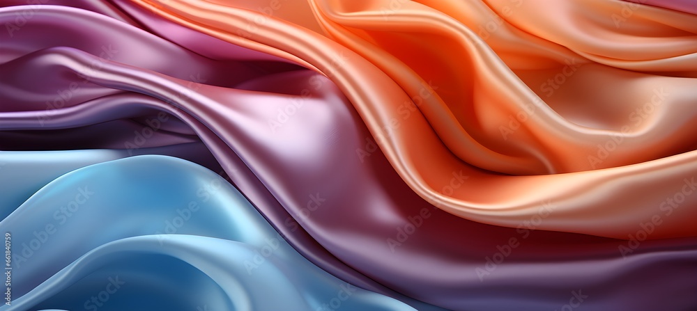 Obraz premium Gradient Abstract textile fabric. Soft light background for beauty products or other