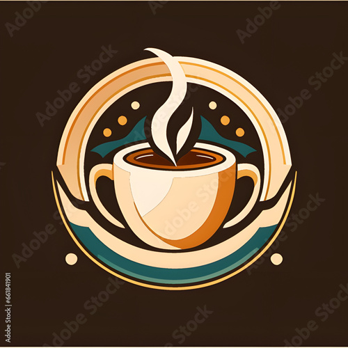 Kaffee-Logo     Aromatische Weckruf-Tasse   