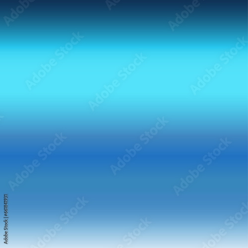 Blue abstract background with waves and color transitions. Winter vector illustration with gradient. Summer sea background with blur for design decoration. Blue sky. Bright light wavy spot theme.