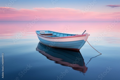 Fishing boat. Background with selective focus and copy space