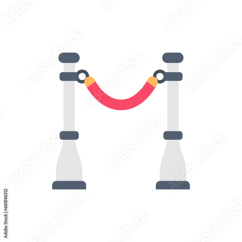 Barrier icon in vector. Illustration