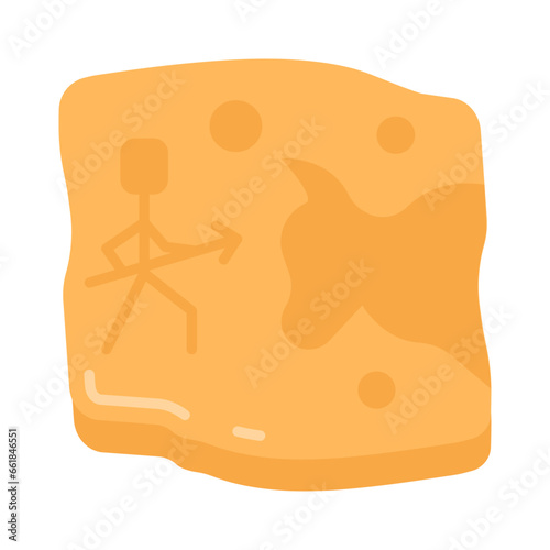  Cave Painting icon in vector. Illustration