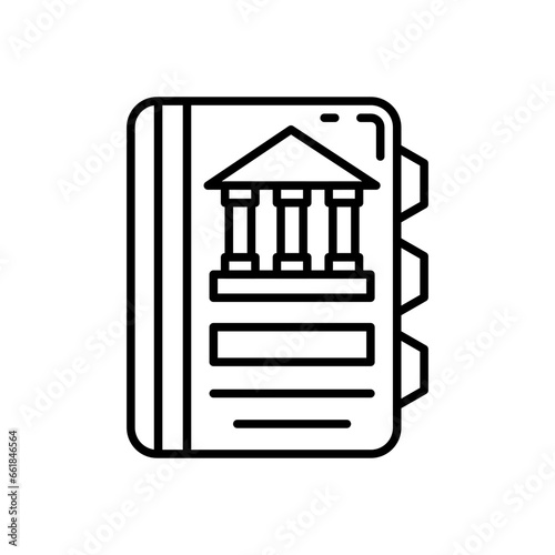 Museum Guide icon in vector. Illustration