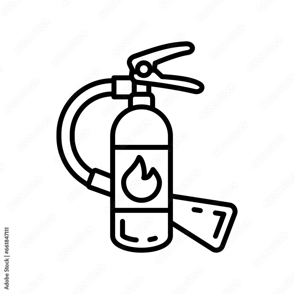 Fire Extinguisher icon in vector. Illustration Fire Extinguisher icon in vector. Illustration
