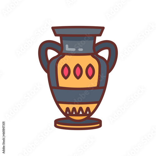 Ancient Vase icon in vector. Illustration