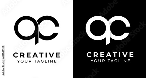 Initial Letter AC Logo Design vector Template. Abstract Letter AC Logo Design