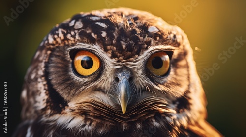 A close-up of Owl © Fly Frames