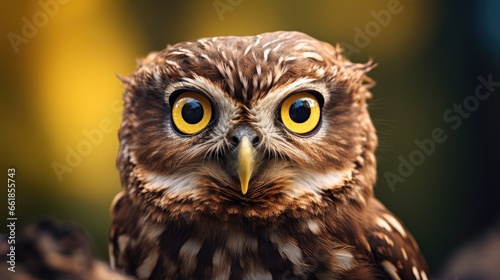 A close-up of Owl © Fly Frames