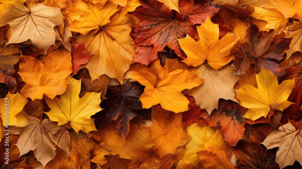 Autumn leaves background