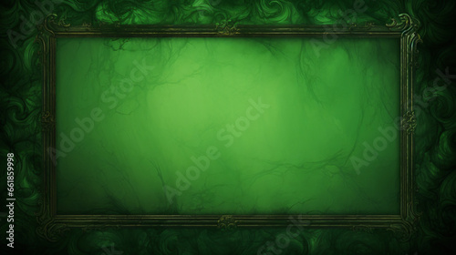 Green empty frame avatar user