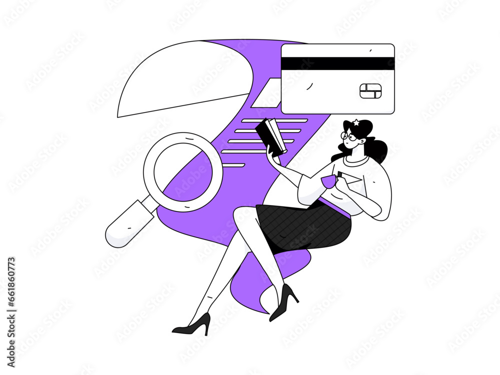 Internet financial management investment flat vector concept operation hand drawn illustration
Internet financial management investment flat vector concept operation hand drawn illustration