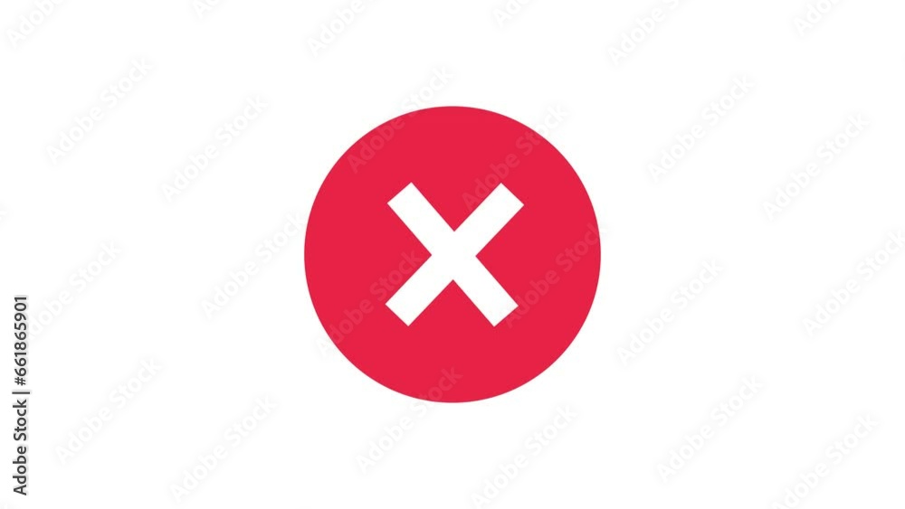 right and wrong for correct acceptance modern line design. 2d animation right and wrong for correct acceptance modern line design. 2d animation