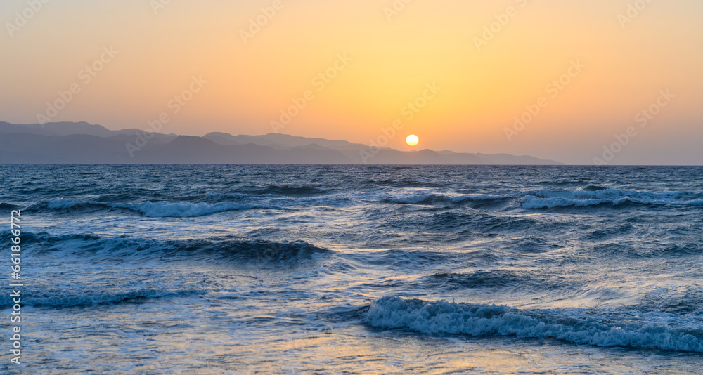 waves on rocks in the Mediterranean Sea 15