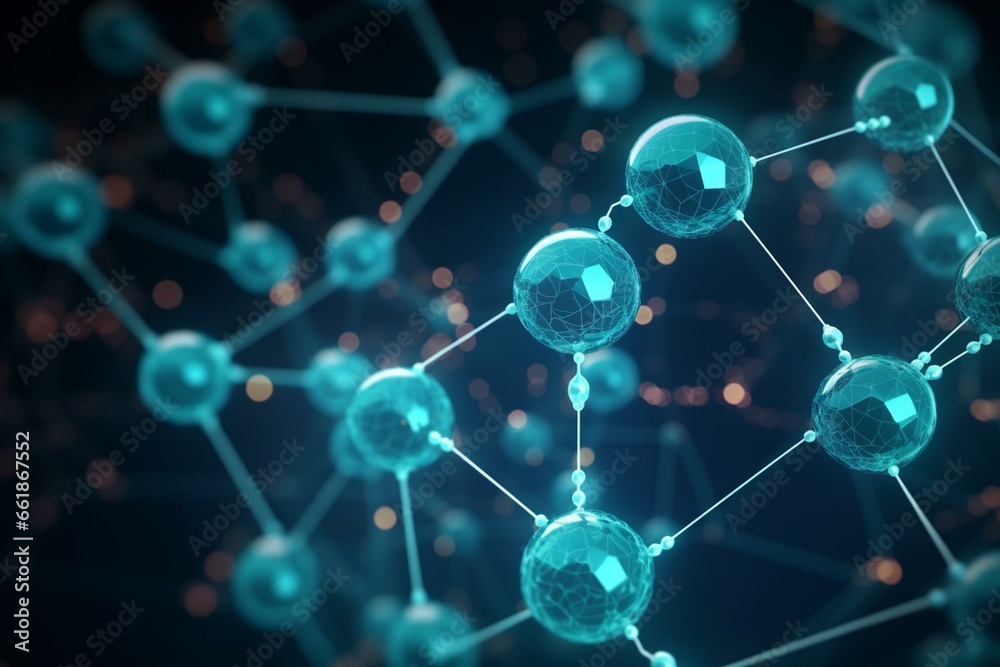 The process of breaking down substances into molecules through digital