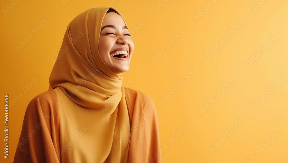 Happy portrait female women muslim lady Happy portrait female women muslim lady