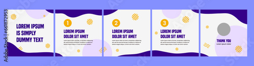 carousel creative template for instagram posts