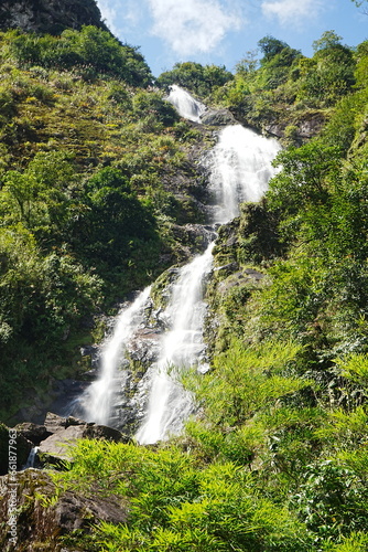 Silver Waterfall in Sapa  Vietnam -                              