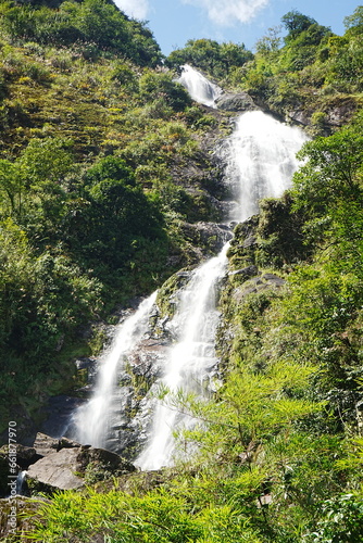 Silver Waterfall in Sapa  Vietnam -                              