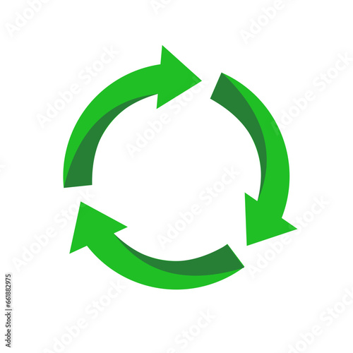  recycle symbol with arrows