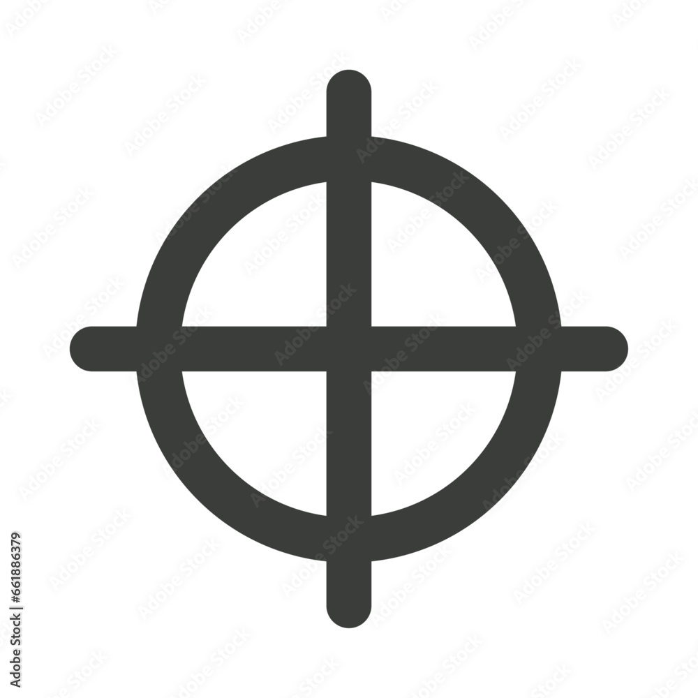 black target aim icon vector illustration black target aim icon vector illustration