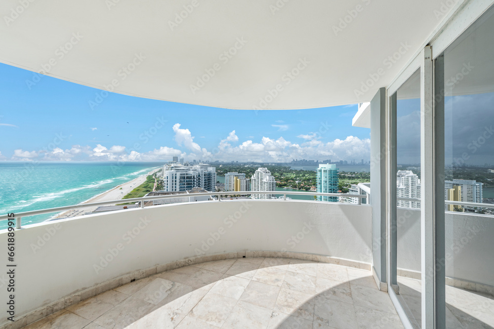 Views from a property in Miami Beach