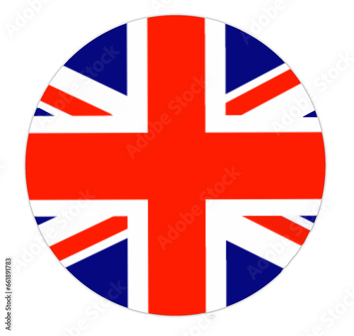 UK round flag icon