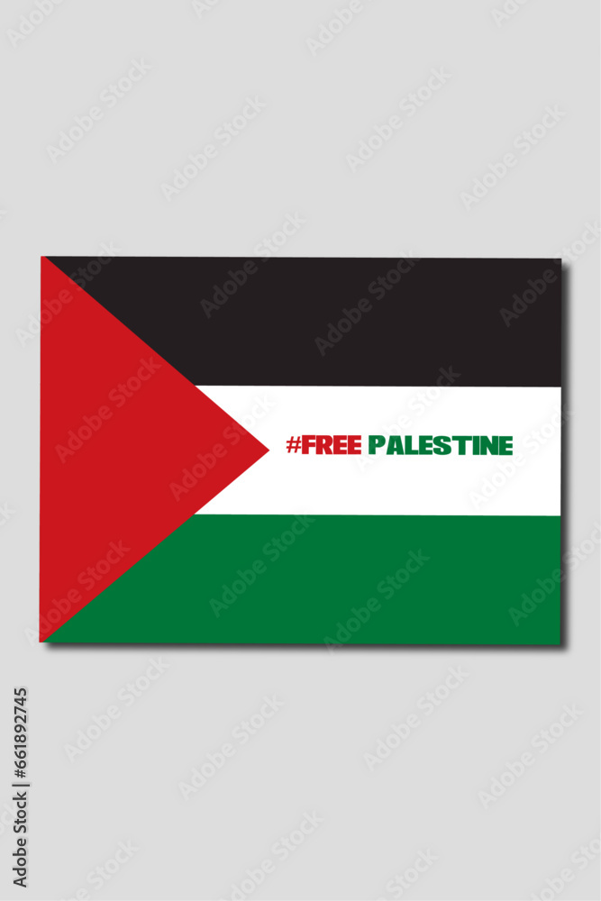 Obraz premium Palestine war