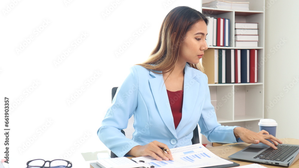 Thinking about how to take the business to technological heights. Cropped shot of an attractive young businesswoman working in her office. Thinking about how to take the business to technological heights. Cropped shot of an attractive young businesswoman working in her office.