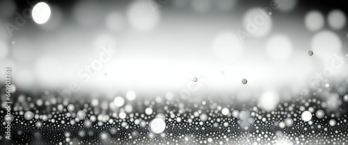 New abstract Black white background with bubbles