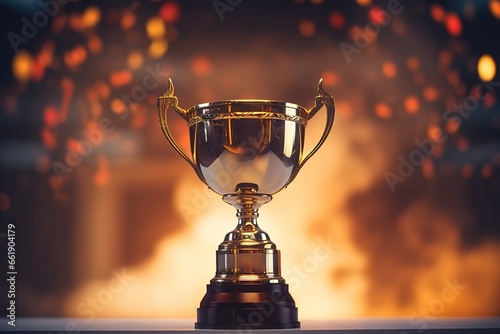 Image of the golden trophy for the winner