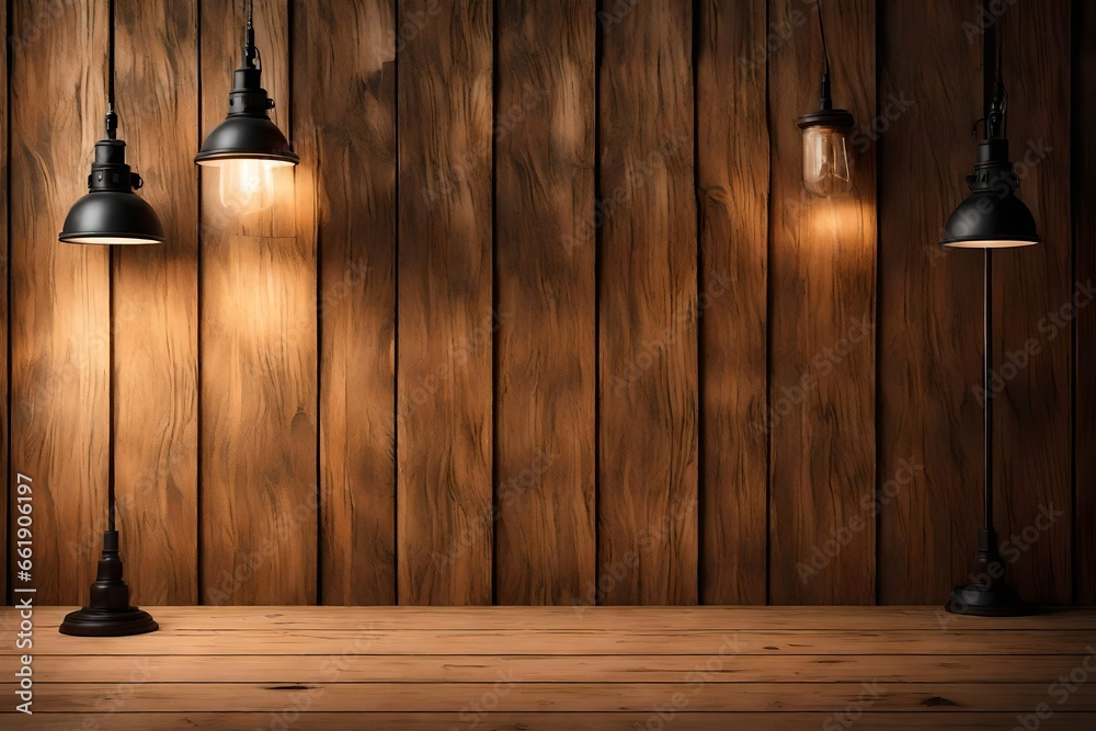 lamp on wood background lamp on wood background
