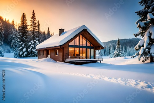 house in the winter © Its Your,s