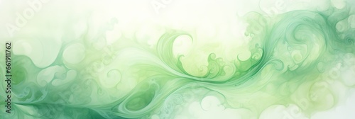 banner pastel watercolor green smoke abstract solid background  Abstract geometric form liquid splatter texture
