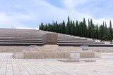 Polazzo, Italy - January 23 2023 - Sacrario Militare di Redipuglia (Place of remembrance)