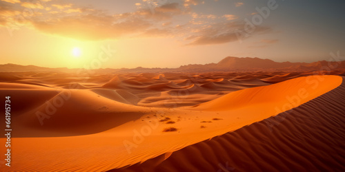 sunset in the desert © Alexander