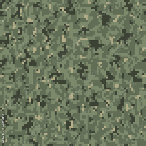 Professional seamless pixel summer camouflage for your production or design.