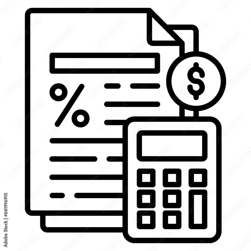 Tax Form Icon Tax Form Icon