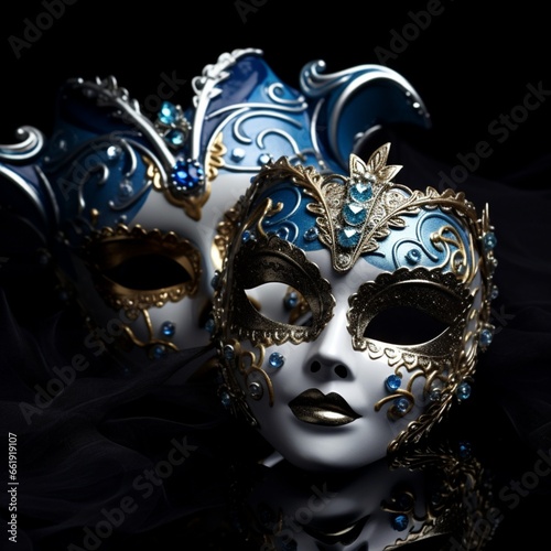 city carnival mask generated by AI