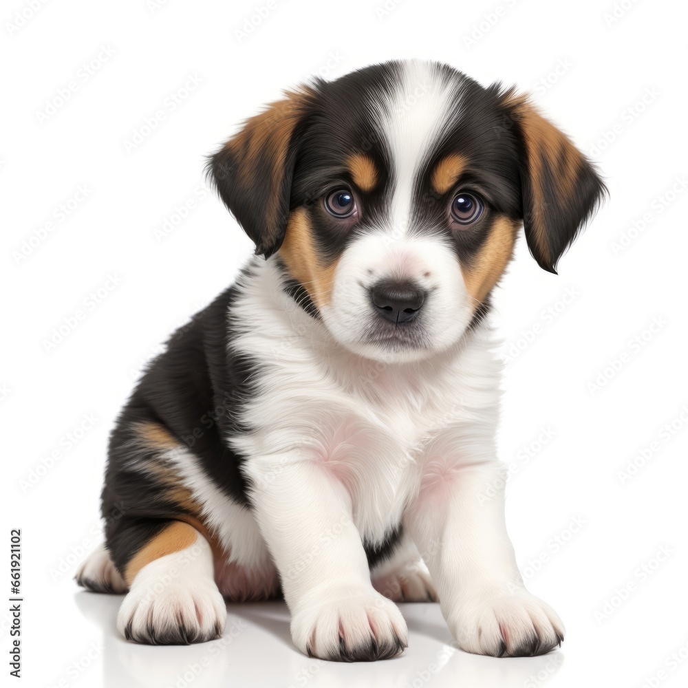Dog Portrait - Perfect for Dog Product Advertisement Against a Clean White Background