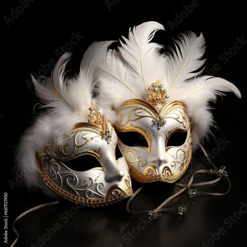 venetian carnival mask generated by AI