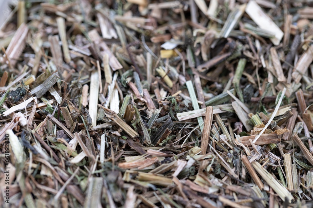 A close up portrait of heartsease dried loose tea. Ready to be used in a warm relaxing beverage for some zen time.