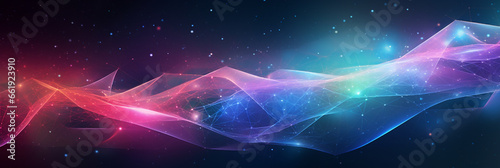 Abstract digital background Abstract digital wave background Information technology background it background gradient wave background digital wave banner abstract background with shining dots stars