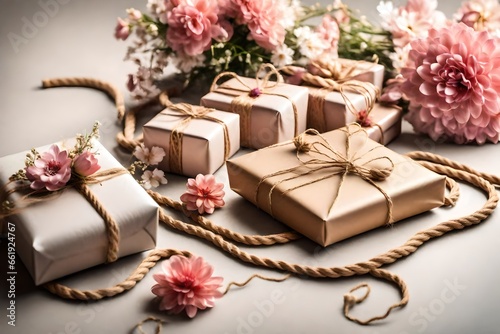 gift box with rose