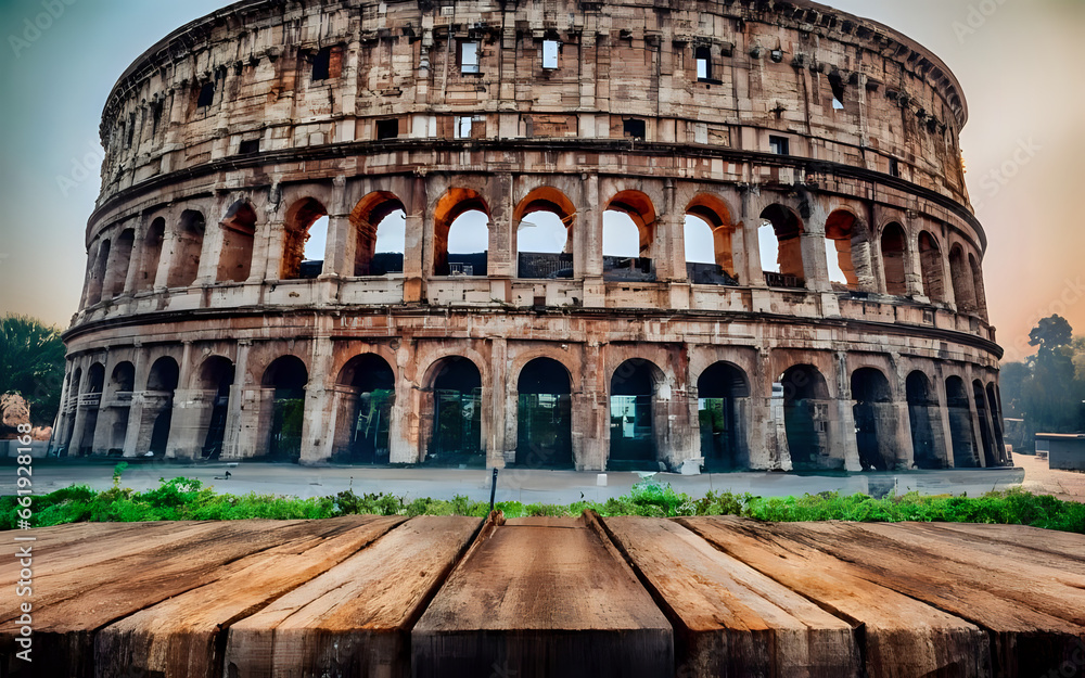 colosseum, rome, colosseum, italy, ancient, ai generated 